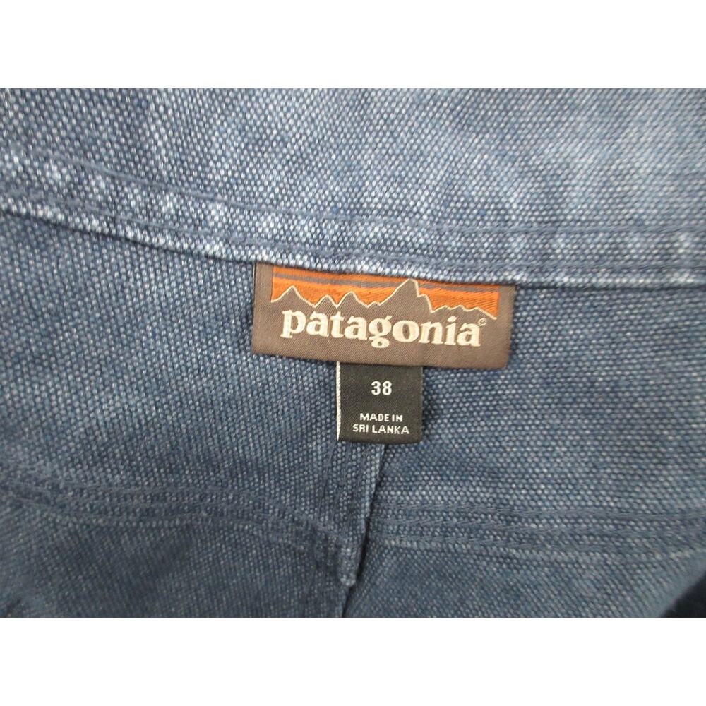 Patagonia Iron Forge Hemp Canvas Carpenter Pants Men’s 38x31 Blue - Picture 13 of 16